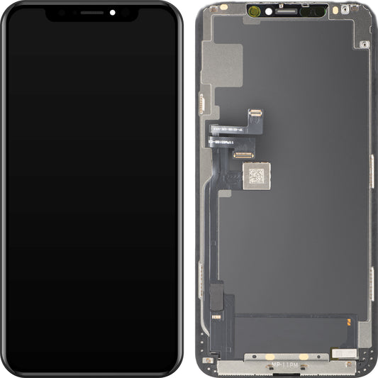 MP Touchscreen Display compatible with Apple iPhone 11 Pro Max, with Frame, OLED FHD IC Movable Version, Black