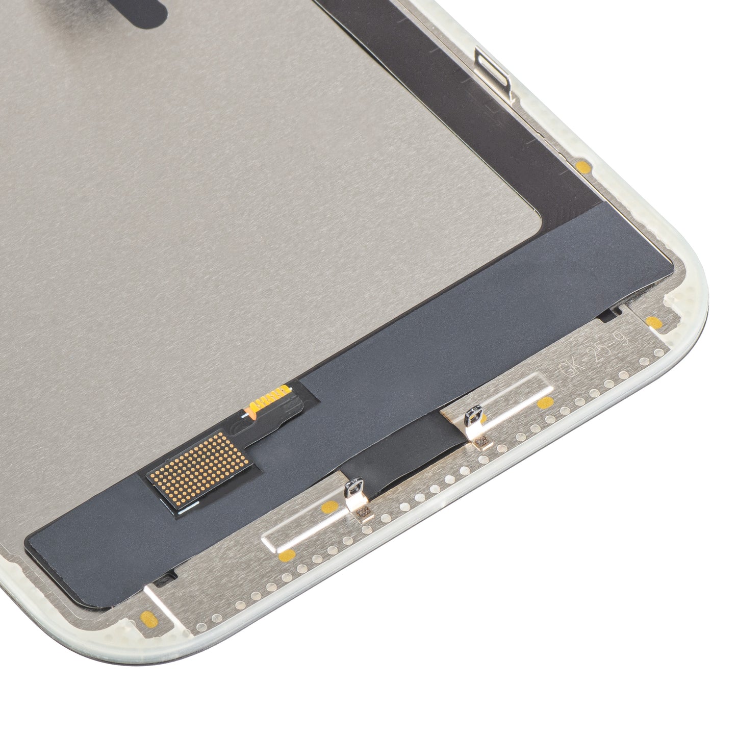 Display mit MP Touchscreen kompatibel mit Apple iPhone 16 Pro Max, mit Rahmen, OLED FHD IC Movable Version, Schwarz