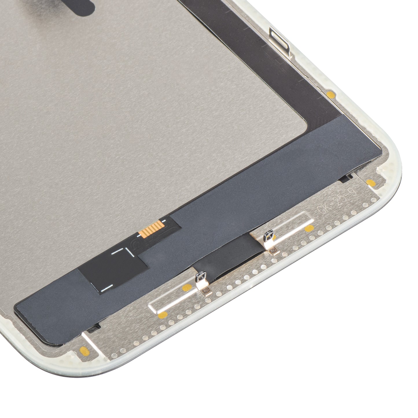 Display mit MP Touchscreen kompatibel mit Apple iPhone 16 Pro Max, mit Rahmen, OLED FHD IC Movable Version, Schwarz