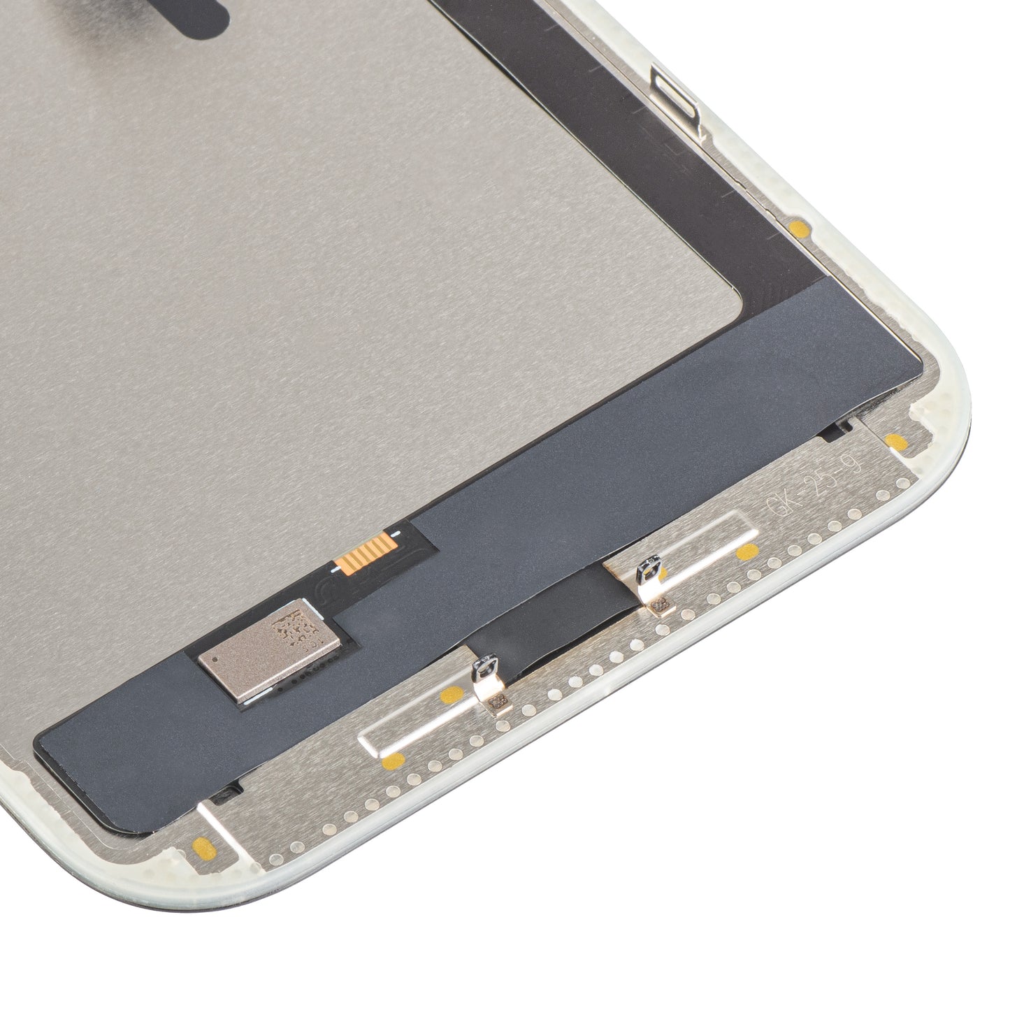 Display mit MP Touchscreen kompatibel mit Apple iPhone 16 Pro Max, mit Rahmen, OLED FHD IC Movable Version, Schwarz