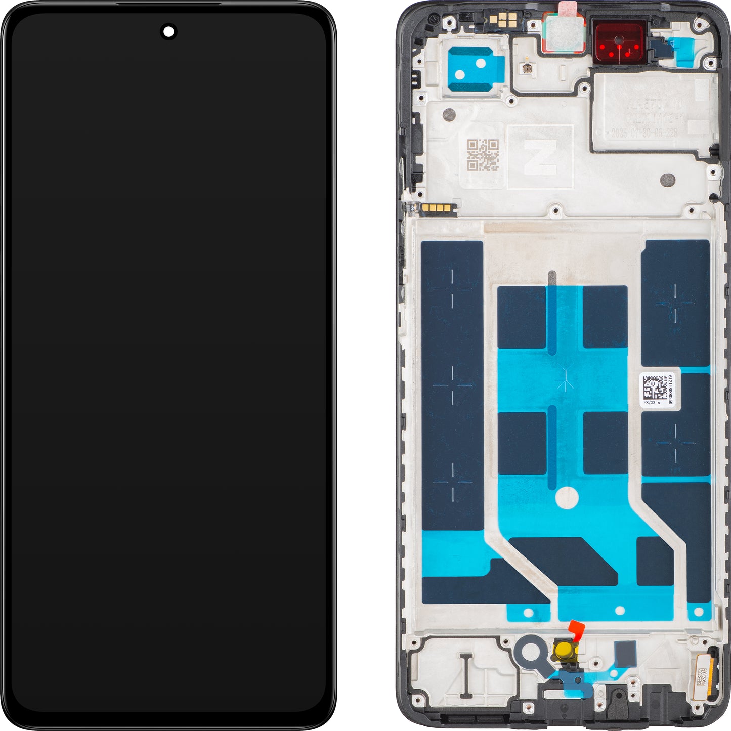 Display mit Touchscreen OnePlus Nord CE4 Lite, mit Rahmen, Schwarz, Service Pack 621029000221
