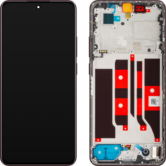 Display mit Touchscreen Oppo F25 Pro / Reno11 F, mit Rahmen, Cherry, Service Pack 621029000177