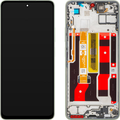 Display mit Touchscreen Oppo A5 Energy / A5 Pro, mit Rahmen, Grün (Olive Green), Service Pack 621029000494