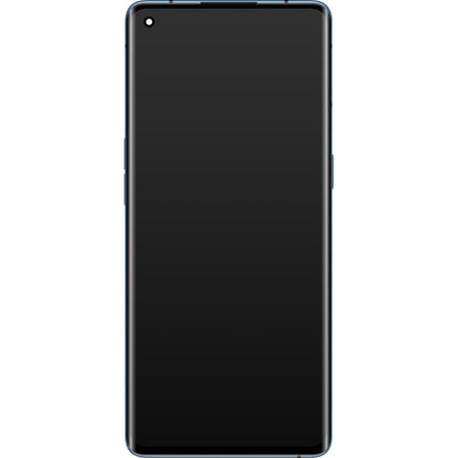 Display / Touchscreen für Oppo Reno4 Pro 5G | mit Rahmen | Blau (Galactic Blue) | Service Pack