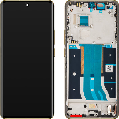 Touchscreen-Display Realme 12 Pro, mit Rahmen, Gold (Navigator Beige), Service Pack 621029000163 