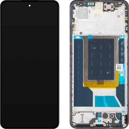 Display mit Touchscreen Realme 14 / P3, mit Rahmen, Schwarz, Service Pack 621039000086