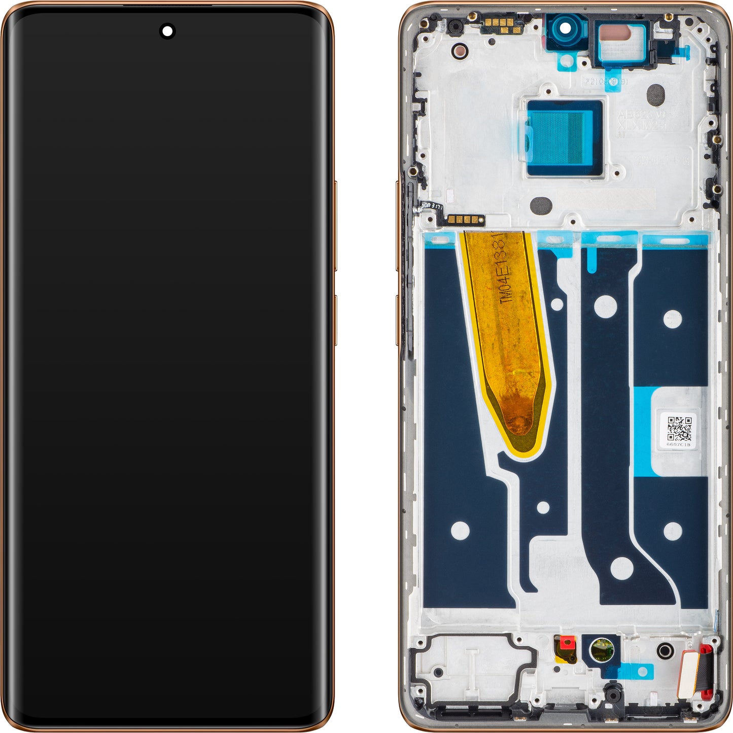 Touchscreen-Display Realme 11 Pro, mit Rahmen, Beige (Sunrise Beige), Neu versiegelt 621029000035