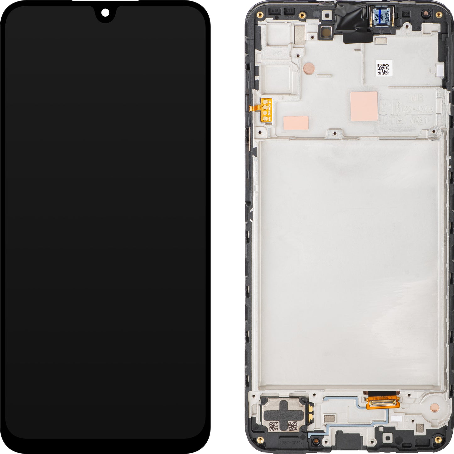 Touchscreen Display Samsung Galaxy A16 4G A165 Touchscreen, mit Rahmen, Schwarz, Service Pack GH82-36253A 