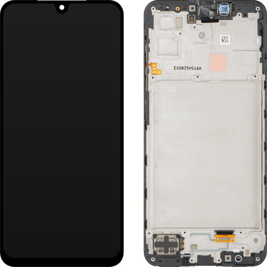 Samsung Galaxy A18 4G A185 Touchscreen-Display mit Rahmen, Schwarz, Service Pack GH82-40516A