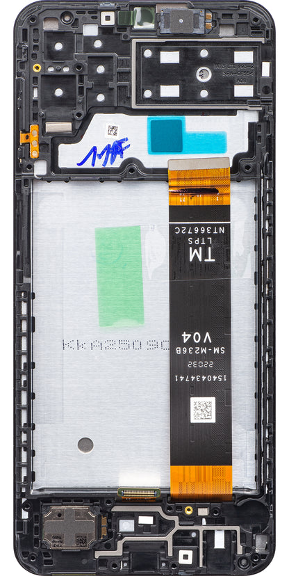 Samsung Galaxy A13 A135 Touchscreen-Display mit Rahmen, Schwarz, Swap GH82-28508A