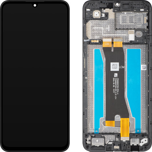Display mit Touchscreen ZTE Blade A35, mit Rahmen, Schwarz, Service Pack 80800519965