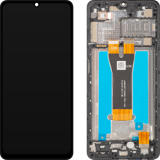 ZTE Blade A56 / Blade A36 Touchscreen Display with Frame, Black, Service Pack 80800522766