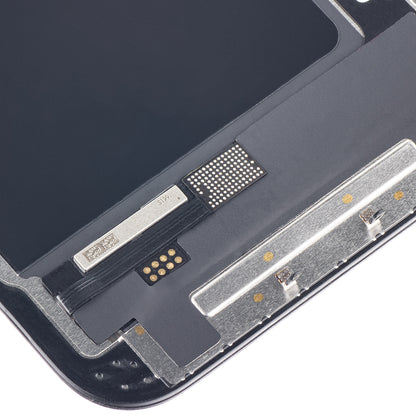 ZY Touchscreen Display für Apple iPhone 14, mit Rahmen, LCD In-Cell IC beweglich, Schwarz 