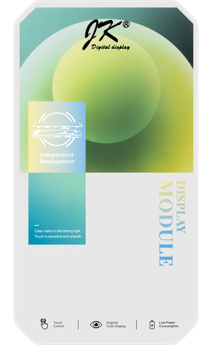 JK Touchscreen Display für Apple iPhone 11 Pro, mit Rahmen, In-Cell LCD Version, Schwarz