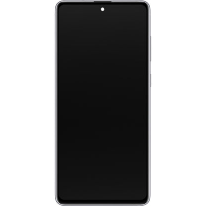 Touchscreen Display Samsung Galaxy Note10 Lite N770, mit Rahmen, Silber, Service Pack GH82-2202055B