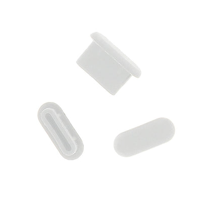 Staubschutzkappe Telefonanschluss OEM, USB-C, 10 Stück Set, Weiß