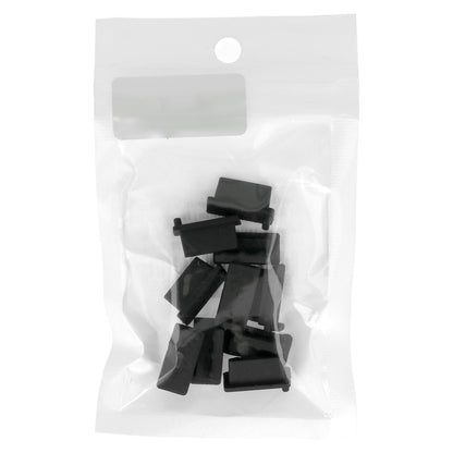 Staubschutzkappe Telefonanschluss OEM, USB-A, 10 Stück Set, Schwarz