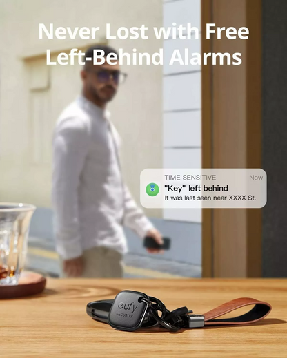 Eufy Security SmartTrack Link für iOS Series, 4er-Set, Schwarz E87B0012