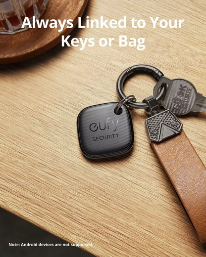 Eufy Security SmartTrack Link für iOS Series, 4er-Set, Schwarz E87B0012