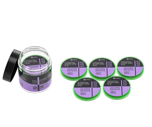 Tungsterdraht 2UUL WS-035, 0,035 mm, 100 m, Set 5 Stück