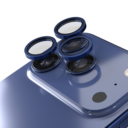 Etteri Rückkamera-Schutzfolie für Apple iPhone 17 Pro Max / 17 Pro, gehärtetes Glas, Blau