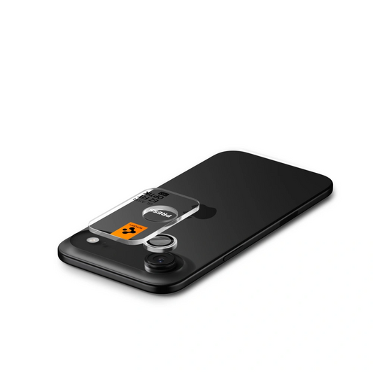 Schutzfolie Rückkamera Spigen GlastR EZ FIT Optik Pro für Apple iPhone 17 Air, Gehärtetes Glas, Silbern