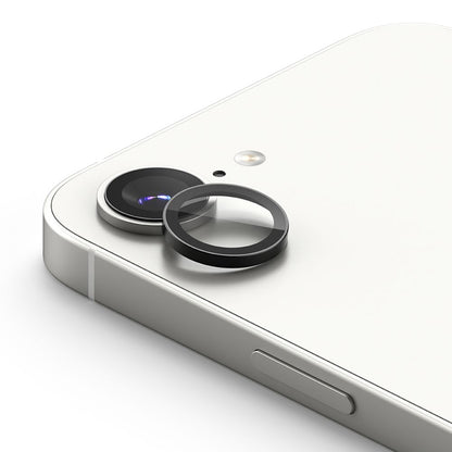 Schutzfolie Ringke für die Rückkamera des Apple iPhone 16e, gehärtetes Glas, Set mit 2 Stück, Schwarz