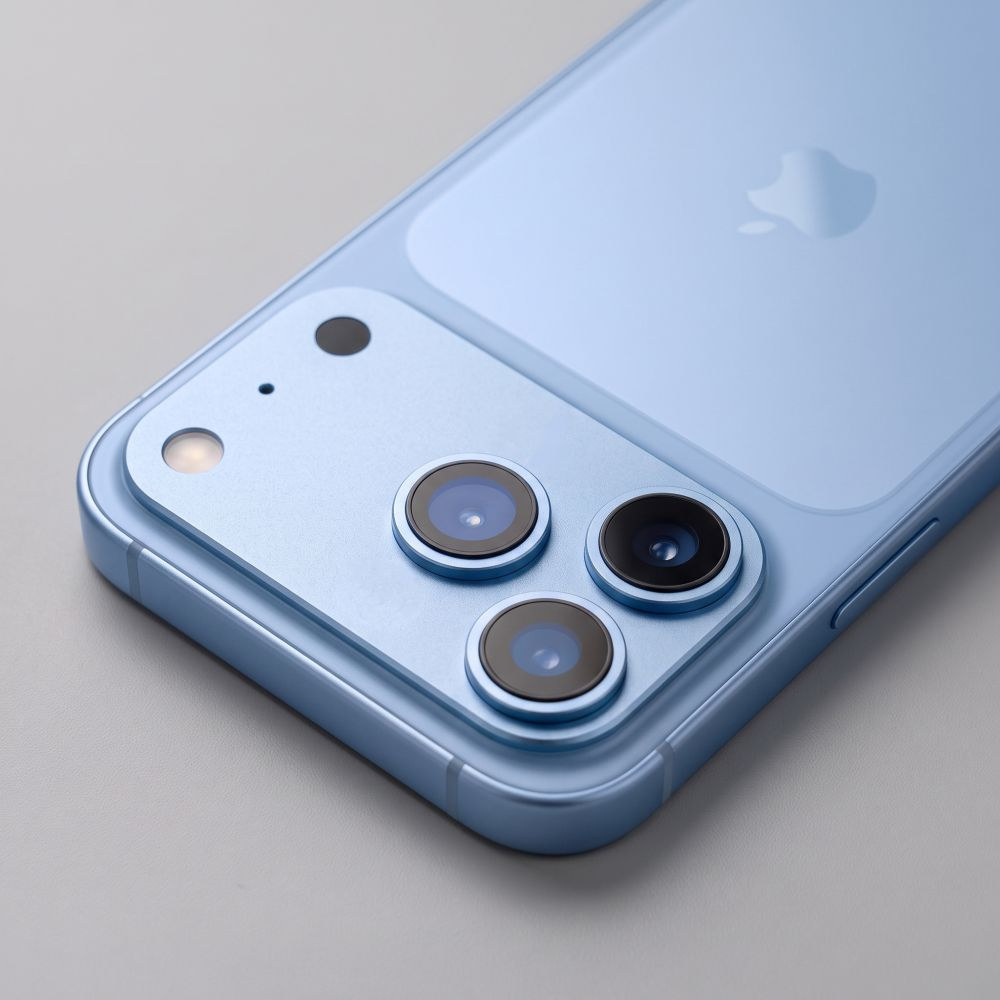 Tech-Protect CamFull Fit+ Rear Camera Protector for Apple iPhone 18 Pro Max, Tempered Glass, Blue
