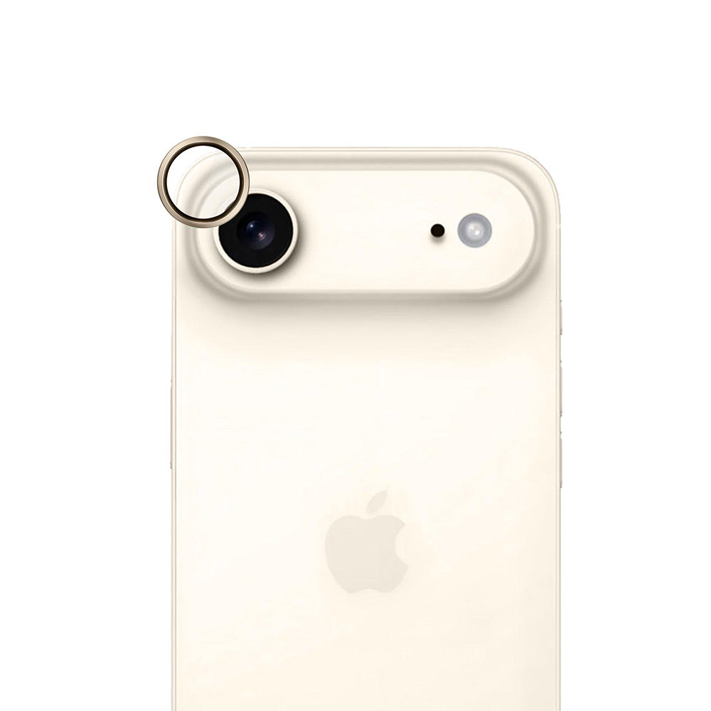 Schutzfolie Rückkamera 3MK Hardy Protection Pro für Apple iPhone 17 Air, Gehärtetes Glas, Gold