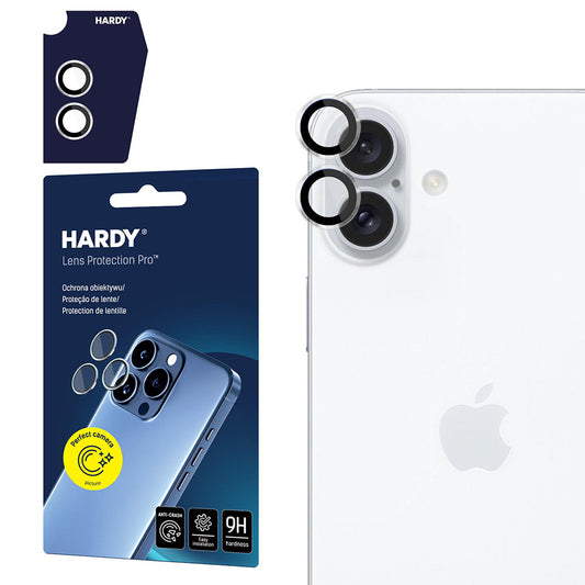 Back Camera Protective Film 3MK Hardy Protection Pro for Apple iPhone 17, Tempered Glass, Transparent