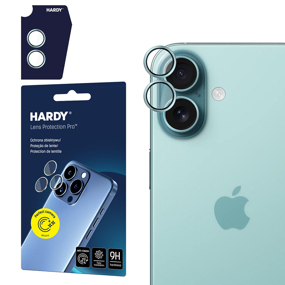 Schutzfolie Rückkamera 3MK Hardy Protection Pro für Apple iPhone 17, Gehärtetes Glas, Grün