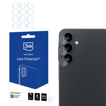 3MK Schutzfolie für die Rückkamera für Samsung Galaxy A16 5G A166 / A16 4G A165, Flexibles Glas, 4er-Set, Transparent