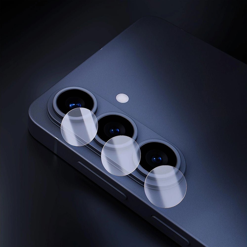 Schutzfolie Rückkamera 3MK Protection für Samsung Galaxy S26 S942, Gehärtetes Glas, Set 4 Stück, Transparent