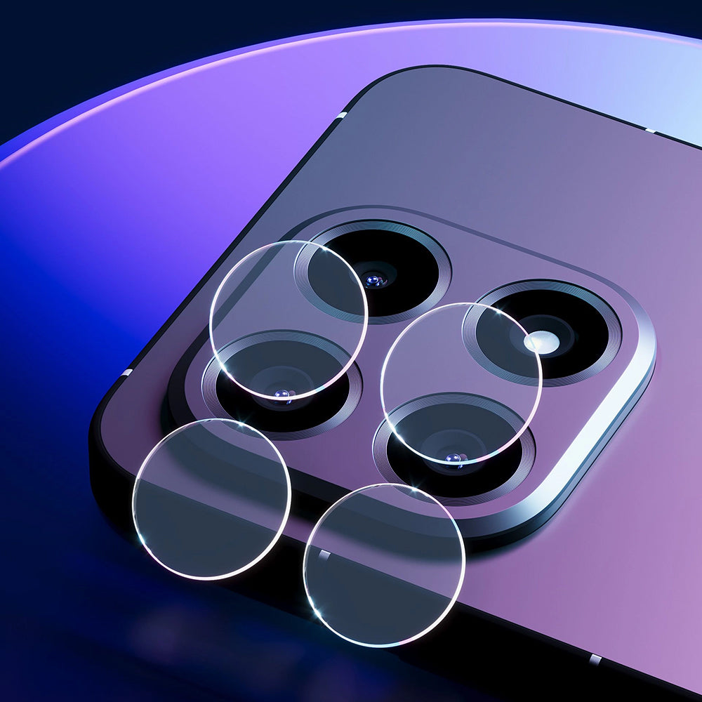 Schutzfolie Rückkamera 3MK Protection für Xiaomi Poco F8 Ultra, Gehärtetes Glas, Set 4 Stück, Transparent