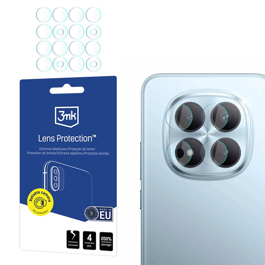 Schutzfolie Rückkamera 3MK Protection für Xiaomi Redmi Note 15 Pro+ 5G, Flexibles Glas, Set 4 Stück, Transparent