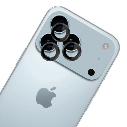 Schutzfolie 3MK Protection Pro für die Rückkamera des Apple iPhone 17 Pro Max / 17 Pro, gehärtetes Glas, Schwarz