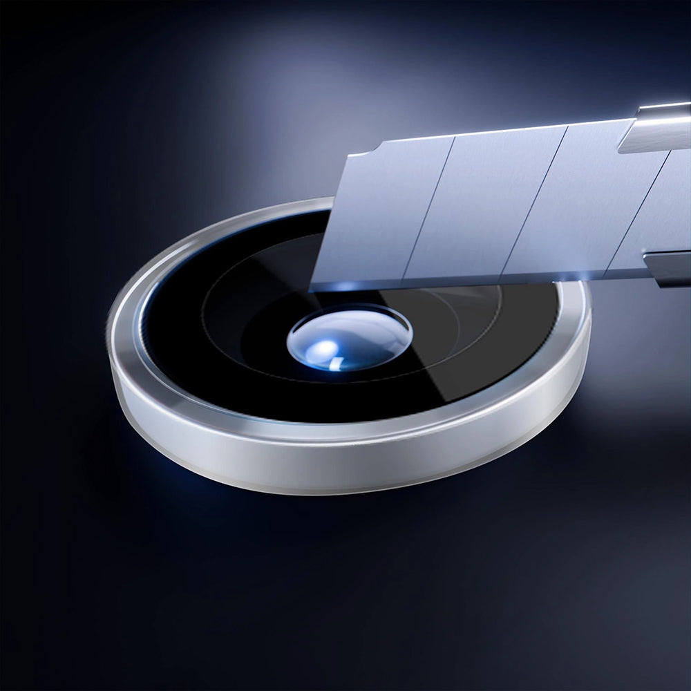 Schutzfolie Rückkamera 3MK Protection Pro für Apple iPhone 17, gehärtetes Glas, Silberfarben