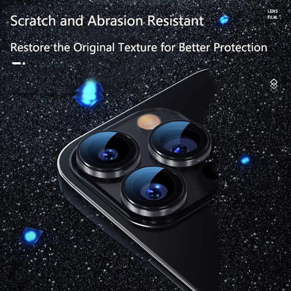 Blueo 99 Anti-Reflektierende HD Rückkamera-Schutzfolie für Apple iPhone 16 Pro Max / 16 Pro, gehärtetes Glas, Bronze