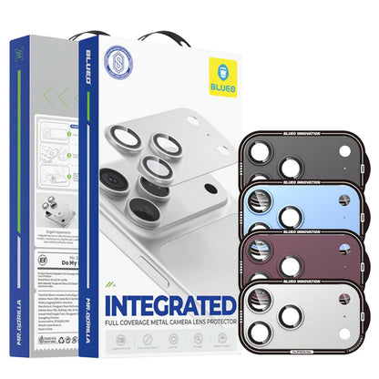 Blueo Integrated Metal Kameraschutzfolie für Apple iPhone 18 Pro Max, gehärtetes Glas, Silberfarben