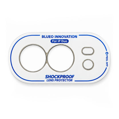 Blueo Invisible Schutzfolie für die Rückkamera für Apple iPhone Duo, Kunststoff