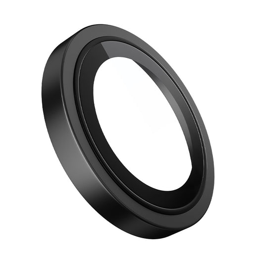 Blueo Metal Frame Rückkamera-Schutzfolie für Apple iPhone 14 Pro Max / 14 Pro, gehärtetes Glas, Schwarz