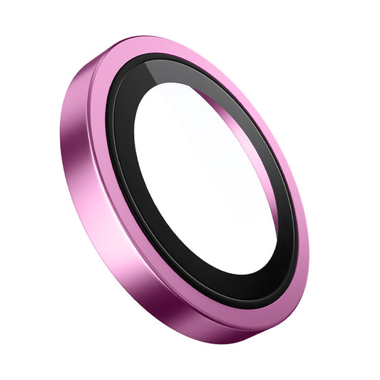 Schutzfolie für die Rückkamera Blueo Metal Frame für Apple iPhone 16 Plus / 16, gehärtetes Glas, Rosa