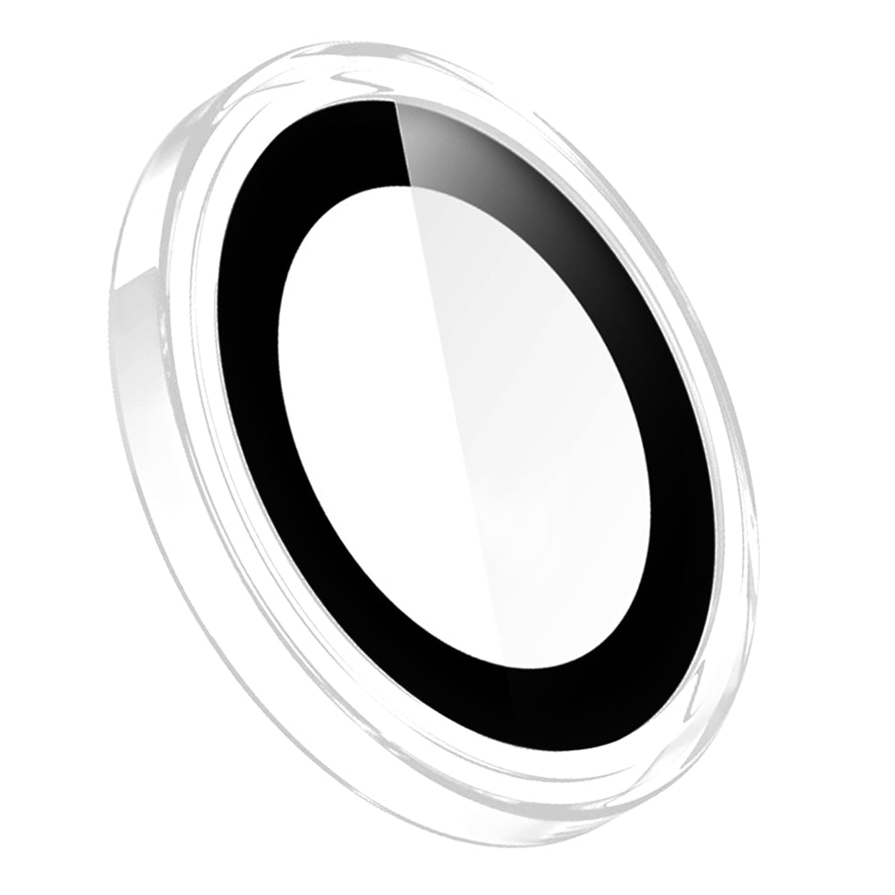 Blueo Schutzfolie für die Rückkamera mit Metallrahmen für Apple iPhone Duo, gehärtetes Glas, transparent