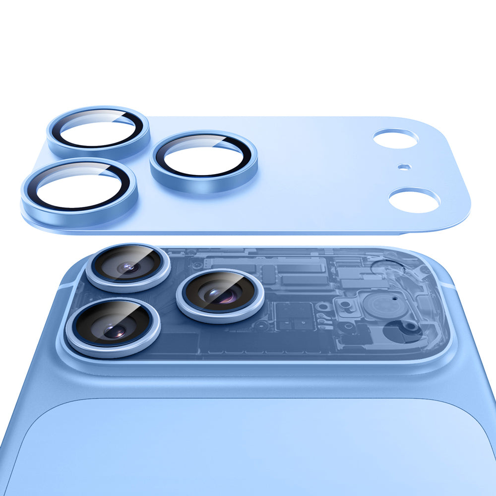 ESR Armorite Pro Rückkamera-Schutzfolie für Apple iPhone 18 Pro Max, gehärtetes Glas, Blau