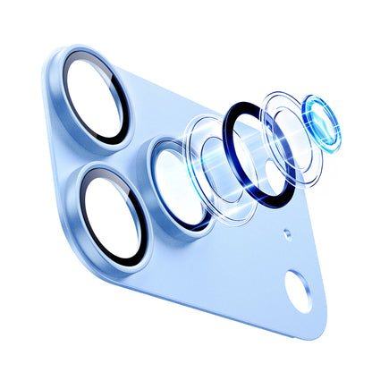 ESR Armorite Pro Rückkamera-Schutzfolie für Apple iPhone 18 Pro Max, gehärtetes Glas, Blau