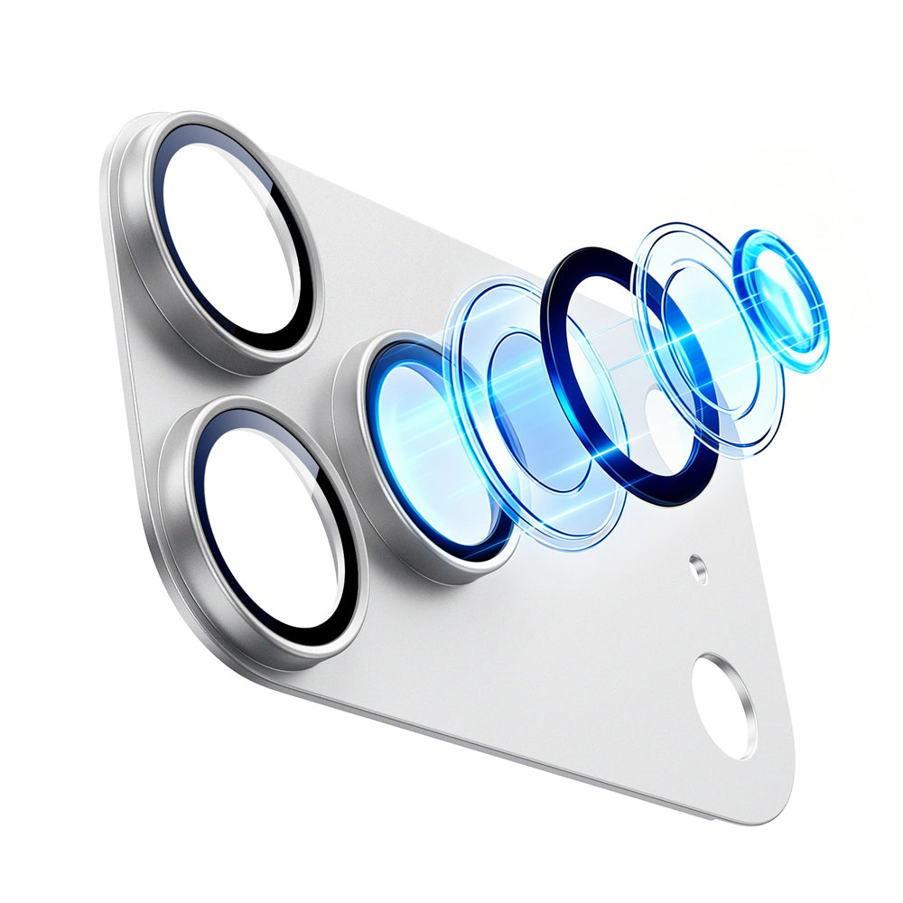 ESR Armorite Pro Rückkamera-Schutzfolie für Apple iPhone 18 Pro Max, gehärtetes Glas, Silber