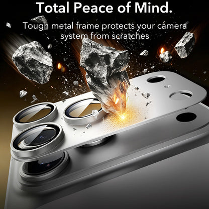 ESR Armorite Pro Rückkamera-Schutzfolie für Apple iPhone 18 Pro Max, gehärtetes Glas, Silber