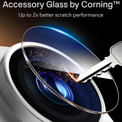 ESR Armorite Pro Rückkamera-Schutzfolie für Apple iPhone 18 Pro Max, gehärtetes Glas, Silber