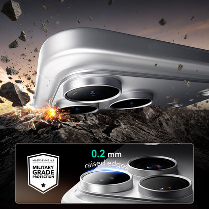 ESR Armorite Pro Rückkamera-Schutzfolie für Apple iPhone 18 Pro Max, gehärtetes Glas, Silber