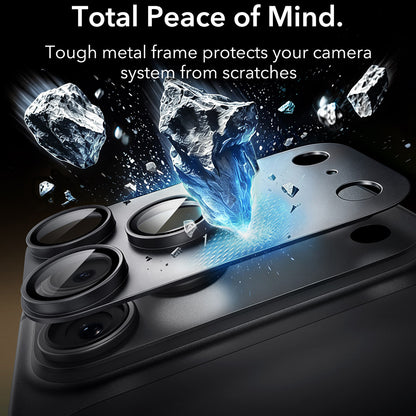 ESR Armorite Pro Rückkamera-Schutzfolie für Apple iPhone 18 Pro Max, gehärtetes Glas, schwarz